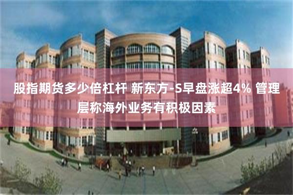 股指期货多少倍杠杆 新东方-S早盘涨超4% 管理层称海外业务有积极因素