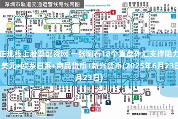正规线上股票配资网 一张图看18个直盘外汇支撑阻力：美元+欧系日系+商品货币+新兴货币(2025年6月23日)